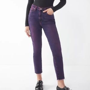 BDG high rise girlfriend jean in purple